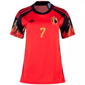 Belgia DE BRUYNE 7 Naisten Koti Mm-Kisat 2022 - Jalkapallo Pelipaidat (S/S)